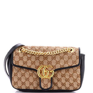 Gucci Gg Marmont Flap Bag Diagonal #244401G14B